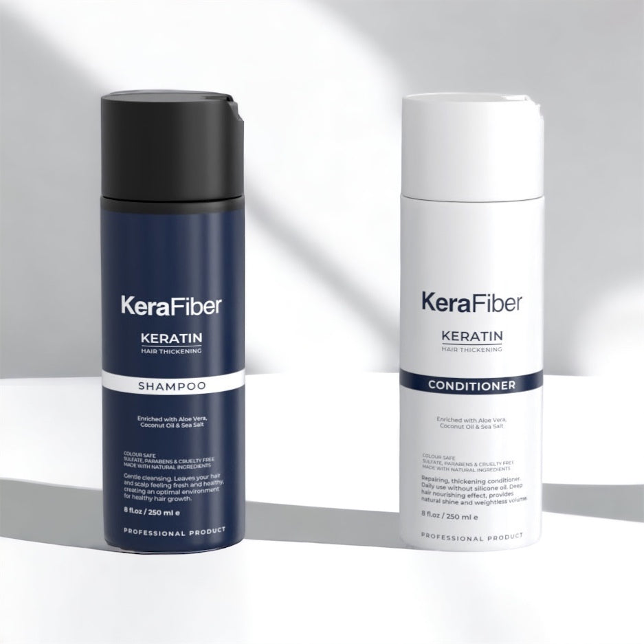 Hair Thickening Shampoo and Conditioner Set - KeraFiber